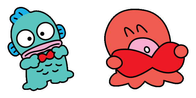 Sanrio Hangyodon & Sayuri Animated Cursor