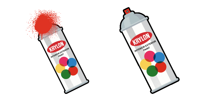 Krylon Spray Can Animated Cursor