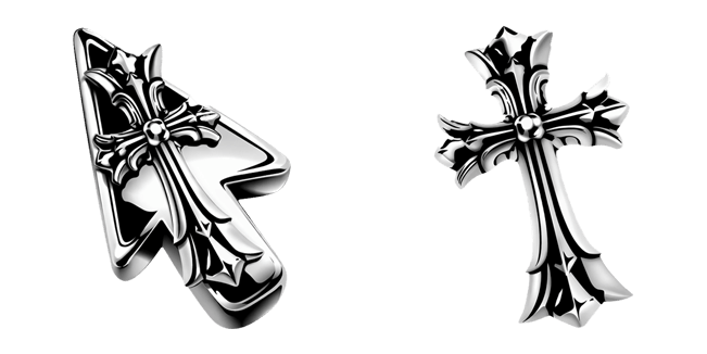Chrome Hearts Cross & Arrow Cursor