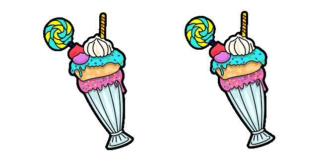 Crazy Milkshake Animated Cursor