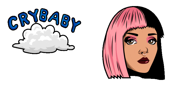 Melanie Martinez Cry Baby Animated Cursor