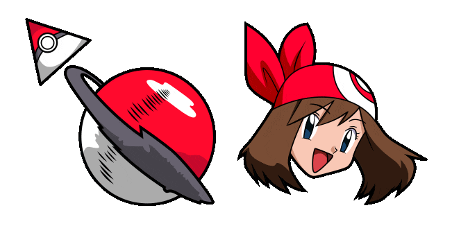 Pokemon May & Poke Ball Animated Cursor