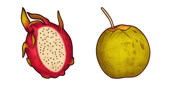 Pitaya and Coconut Juice Cursor