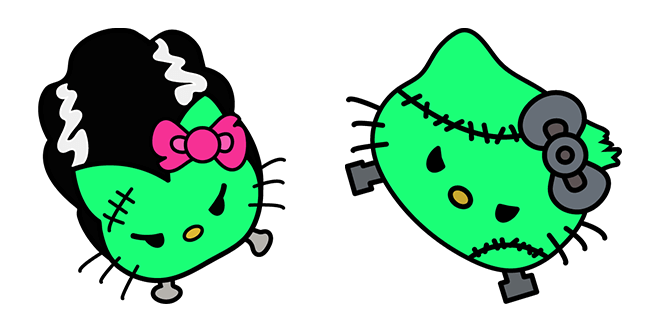 Hello Kitty Frankenstein & Bride Cursor