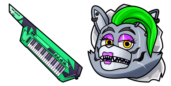 FNaF Roxanne Wolf & Keytar Cursor
