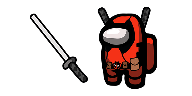 Among Us Deadpool Skin Cursor