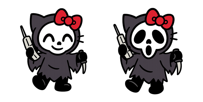 Sanrio Hello Kitty x Ghostface Cursor