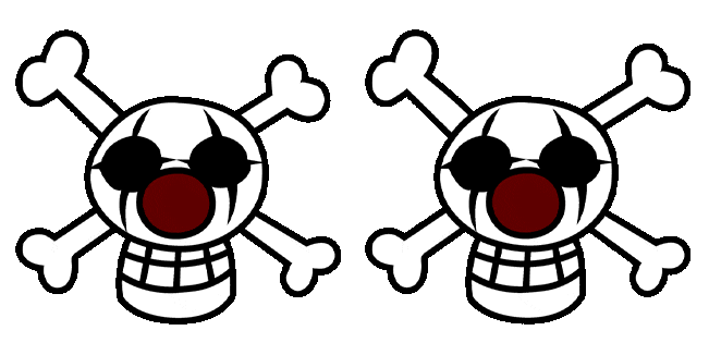 One Piece Buggy Pirates Jolly Roger Animated Cursor