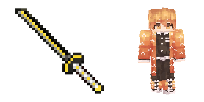 Minecraft Zenitsu & Sword Cursor