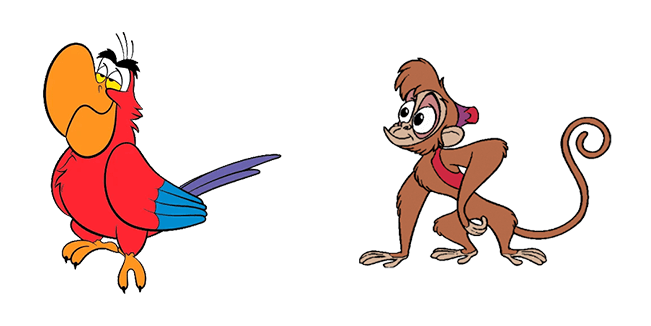 Aladdin Iago & Abu Cursor