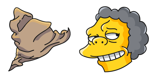 The Simpsons Moe Szyslak & Bar Rag Cursor
