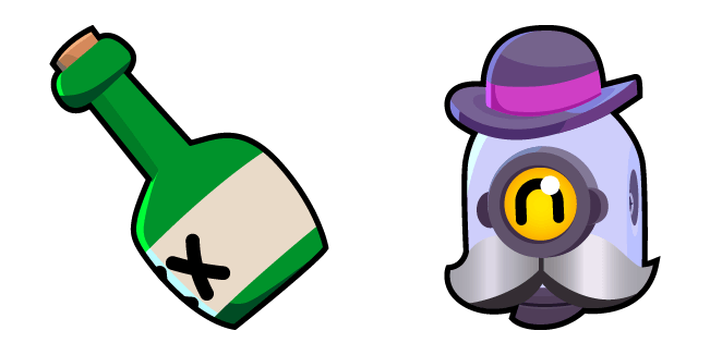 Brawl Stars Barley & Bottle Cursor