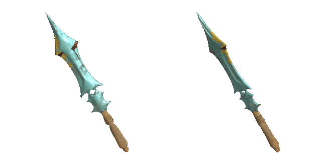 Turquoise Dagger Spinning Animated Cursor