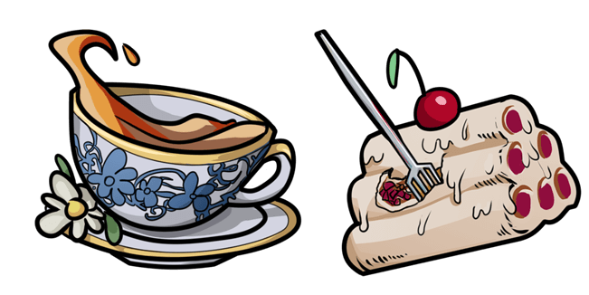 Tea & Cherry Cake Cursor