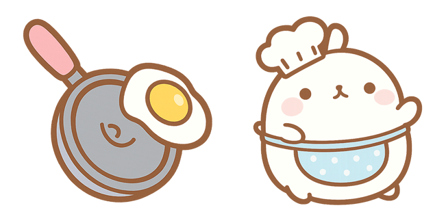 Molang Cooking Egg Cursor