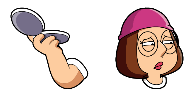 Family Guy Meg Griffin & Compact Mirror Cursor