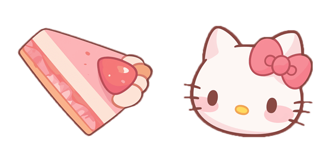 Sanrio Hello Kitty & Cake Cursor