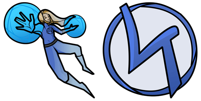 Invisible Woman & Logo Cursor