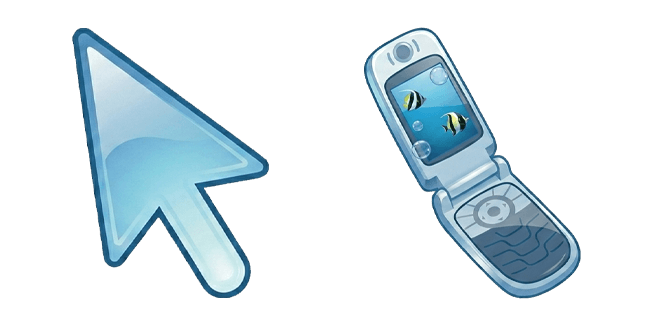 Frutiger Aero Arrow & Flip Phone Cursor