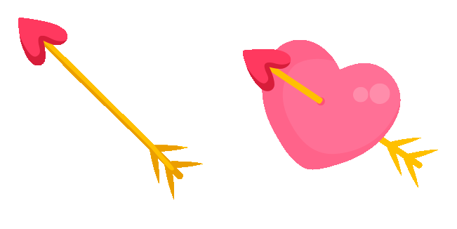 Valentine’s Day Arrow & Heart Animated Cursor