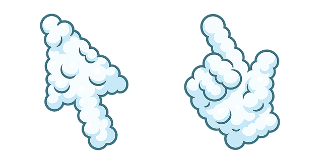Cartoon Clouds Cute Cursor