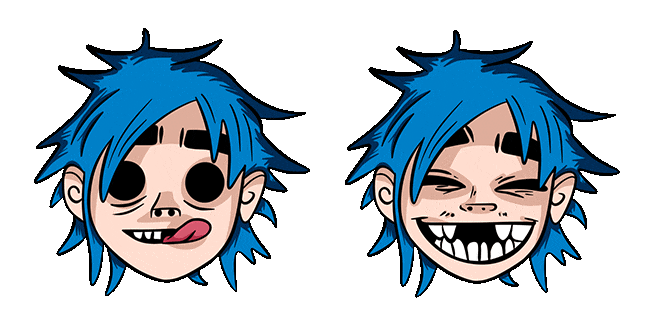 Gorillaz 2-D Animated Cursor