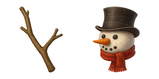 Snowman Winter Cursor