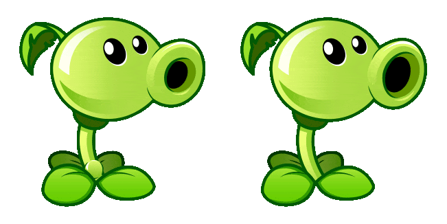 Plants vs. Zombies Peashooter Animated Cursor