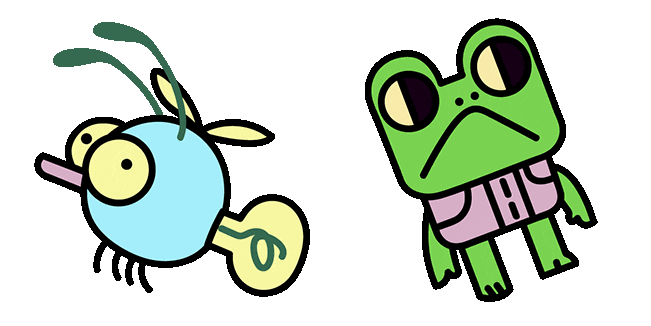 Walk the Frog & Firefly Animated Cursor