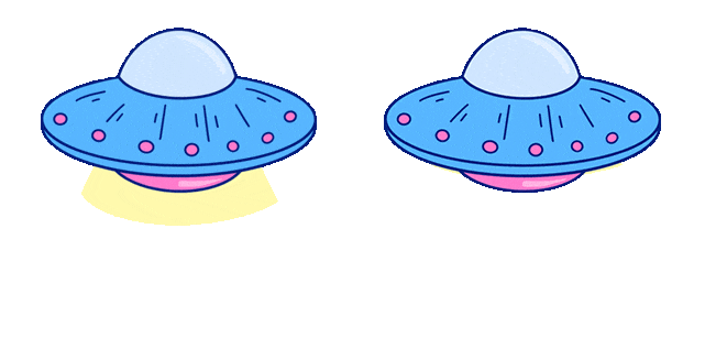 UFO Ship Beam Animated Cursor