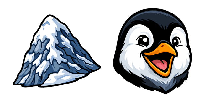 Penguin & Mountain Cursor