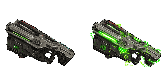 Doom BFG 9000 Plasma Gun Cursor