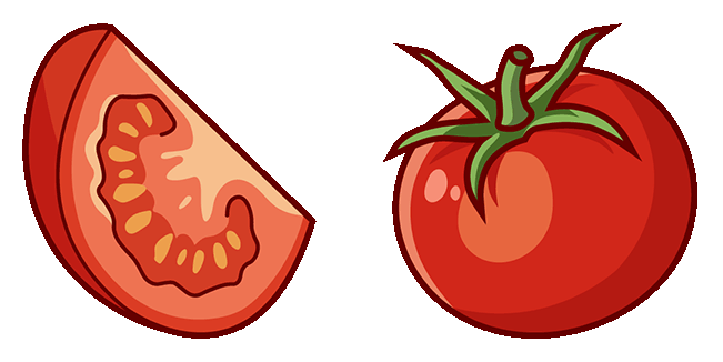 Fresh Vegetable Tomato Animated Cursor
