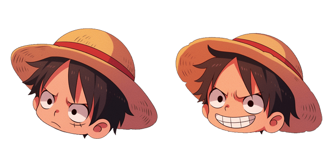 One Piece Monkey D Luffy Head Cursor