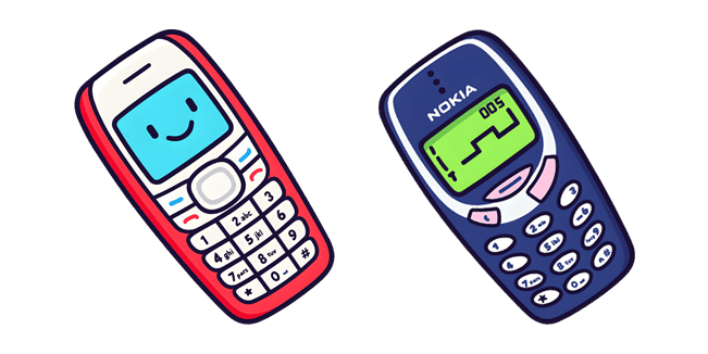 Retro Nokia Cellphone Cursor