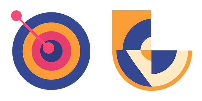Abstract Geometry Target & Semi-Circle Cursor