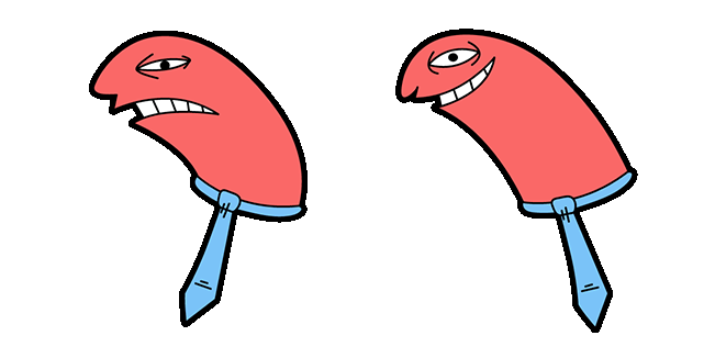 Smiling Friends Allan Red Animated Cursor