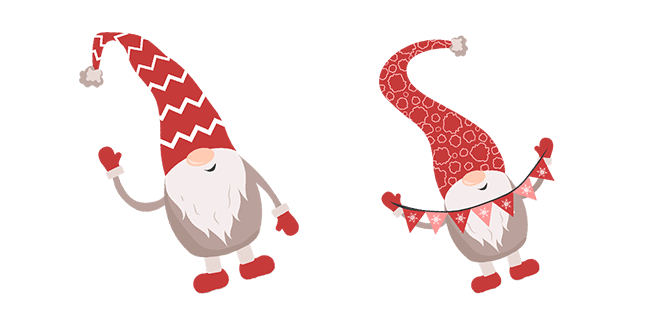Scandinavian Christmas Elves Cursor