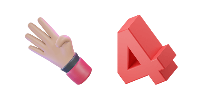 Four 3D Cursor