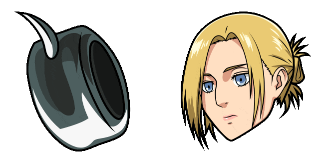 Attack on Titan Annie Leonhart & Ring Animated Cursor