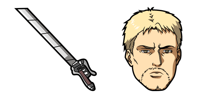 Attack on Titan Reiner Braun & Sword Cursor