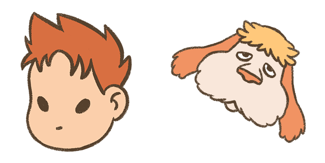 Howl’s Moving Castle Markl & Heen the Dog Cute Cursor