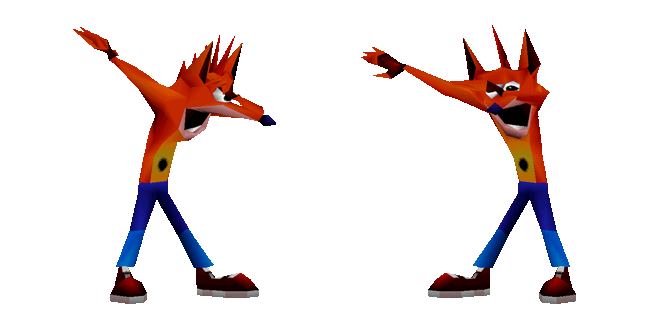 Crash Bandicoot Dab Animated Cursor