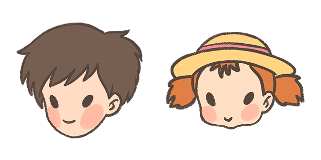 My Neighbor Totoro Satsuki & Mei Kusakabe Cute Cursor