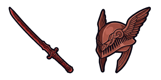 Elden Ring Malenia Helm & Sword Cursor