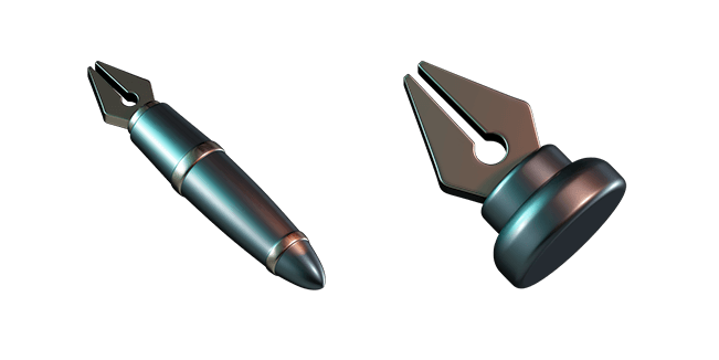 Fountain Pen & Pen Nib 3D Cursor