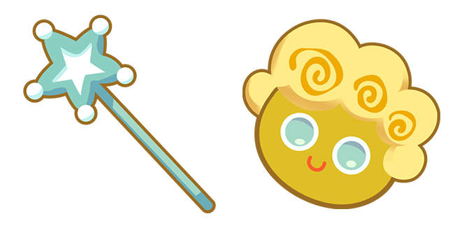 Cookie Run Angel Cookie & Wand Cursor