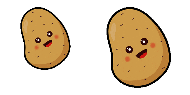 Cute Potato Animated Cursor