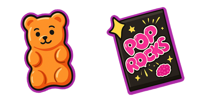 Gummy Bear & Pop Rocks Cursor