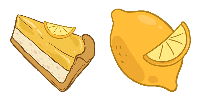 Lemon & Pie Animated Cursor